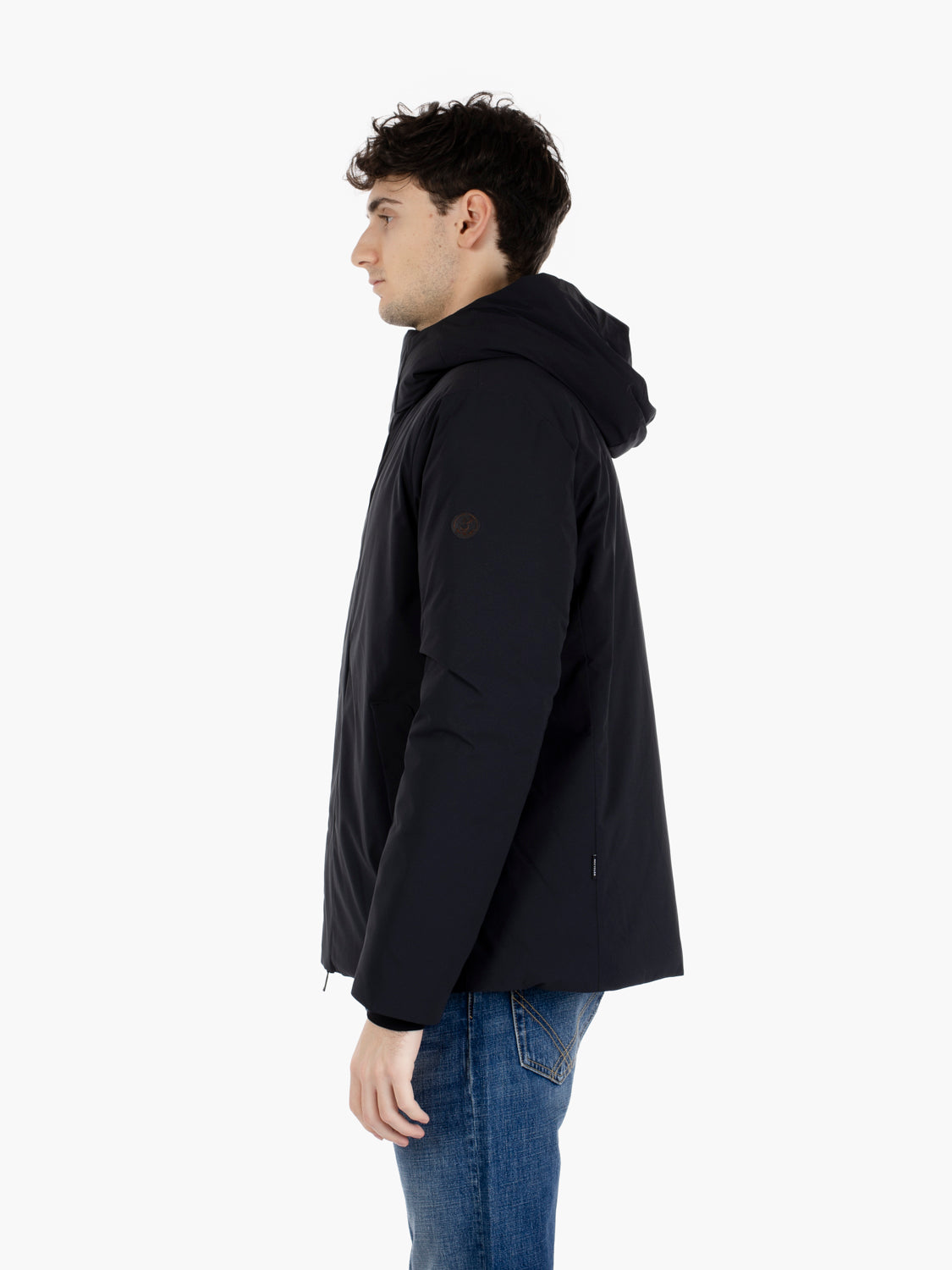 Hooded jacket Obione black