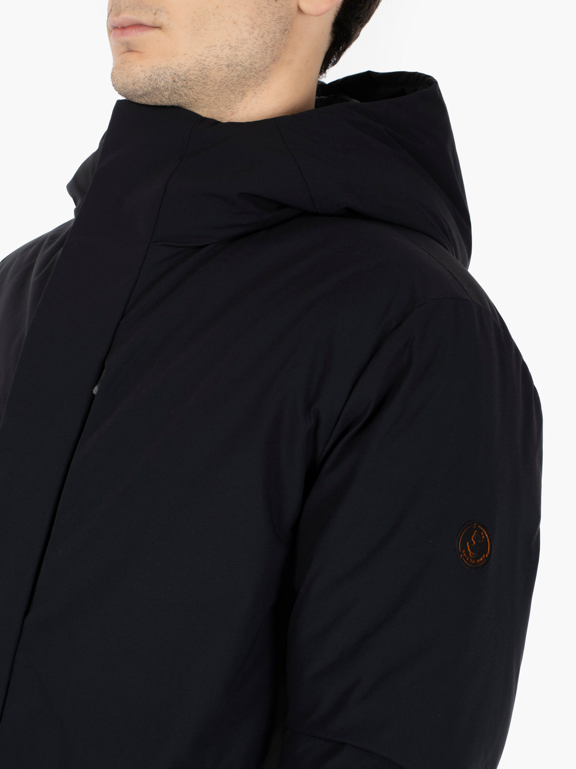 Hooded jacket Obione black