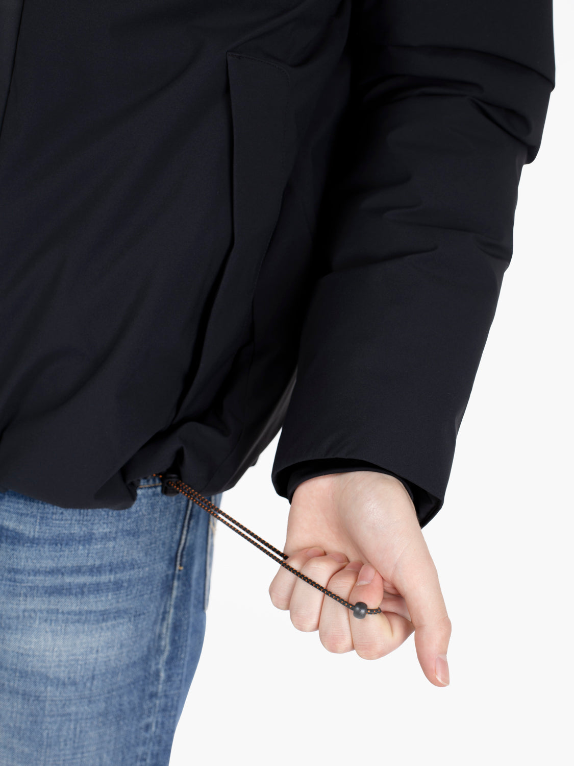 Hooded jacket Obione black