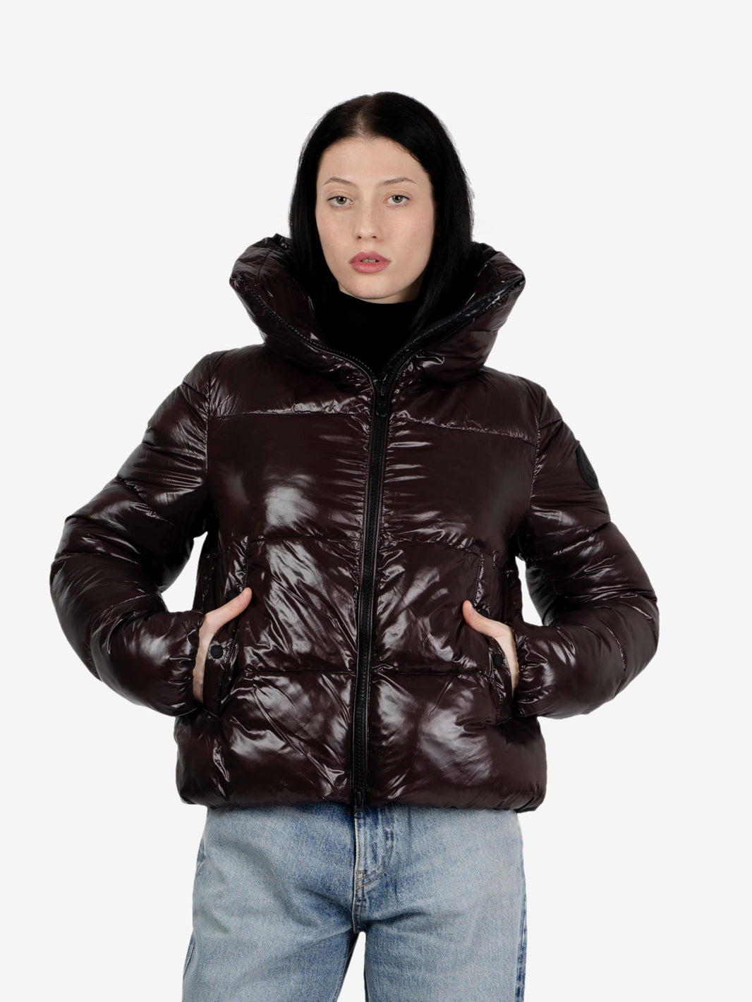 Jacket Isla brown / black