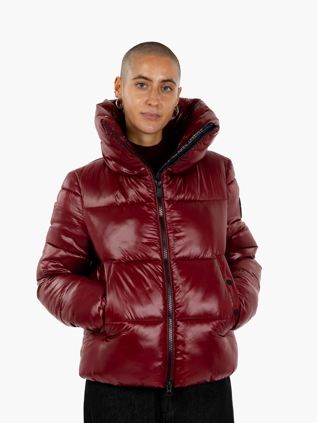 Jacket Isla wine red
