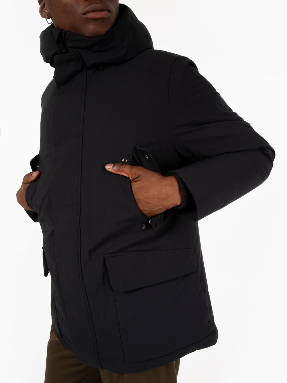 Parka Elon hooded coat black