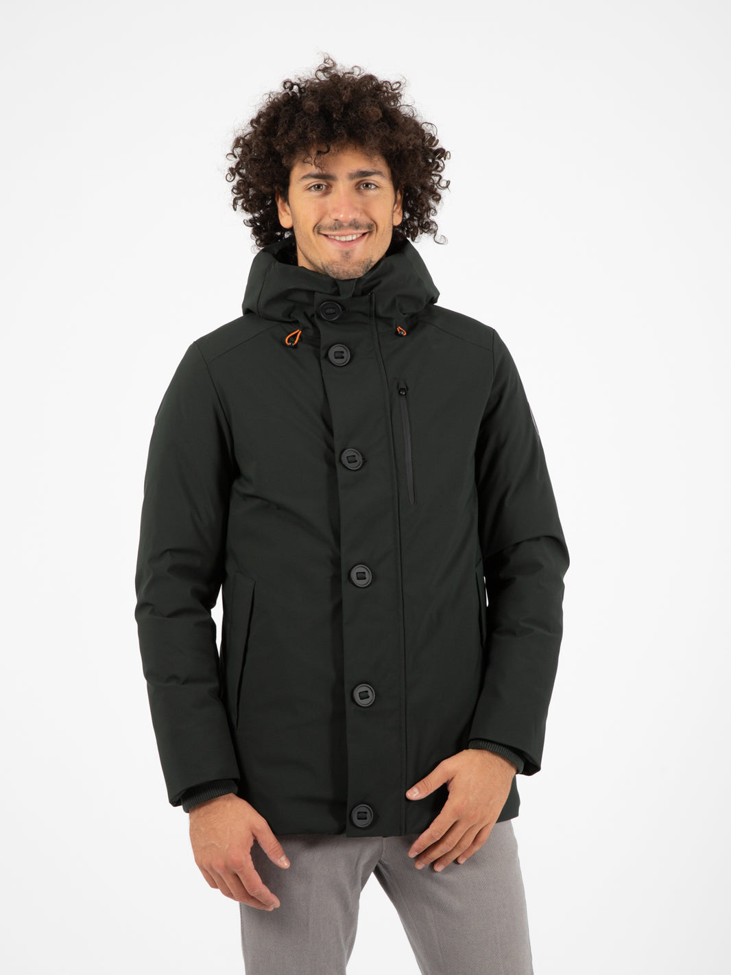Parka Smeg17 Ronan green / black