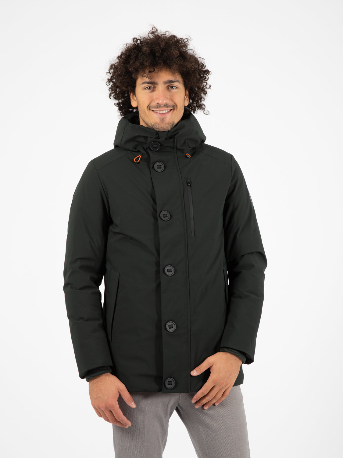 Parka Smeg17 Ronan green / black
