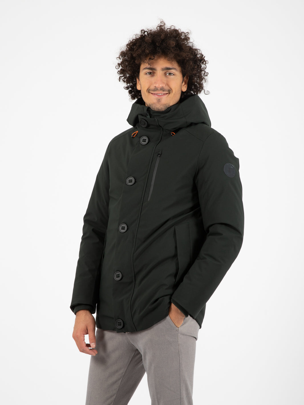 Parka Smeg17 Ronan green / black