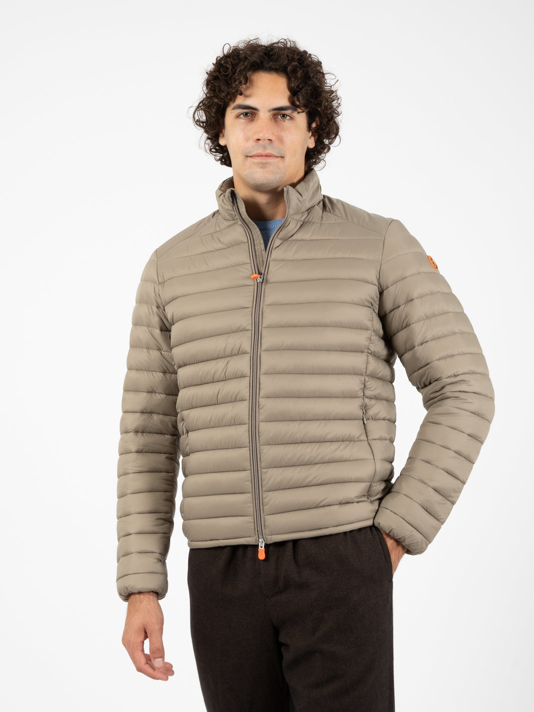 Piumino Giga17 Alexander elephant grey