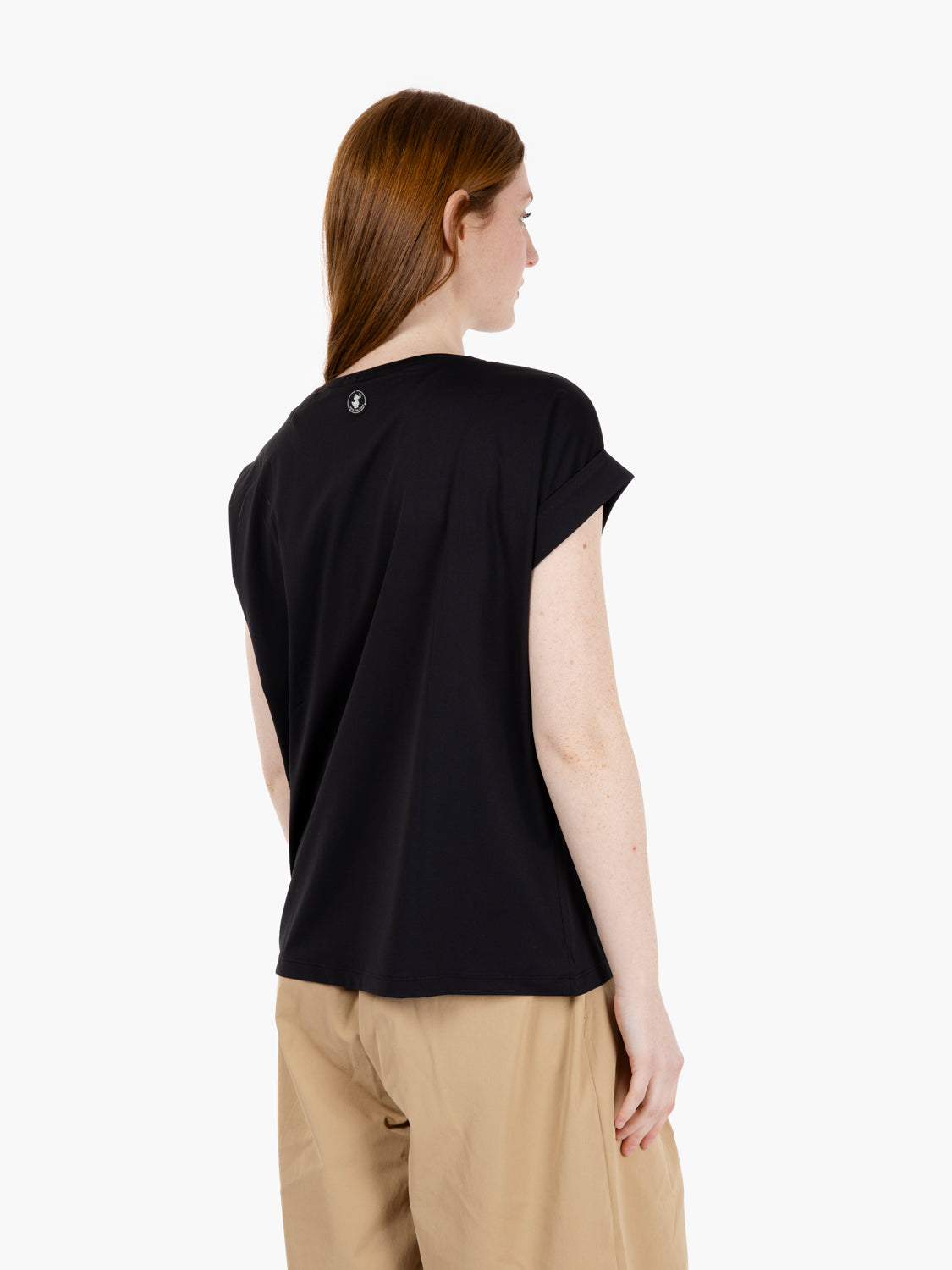 W Victoria lomellina black t-shirt