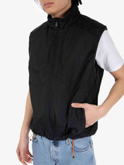 SAVE THE DUCK - Turner hooded vest thyme black