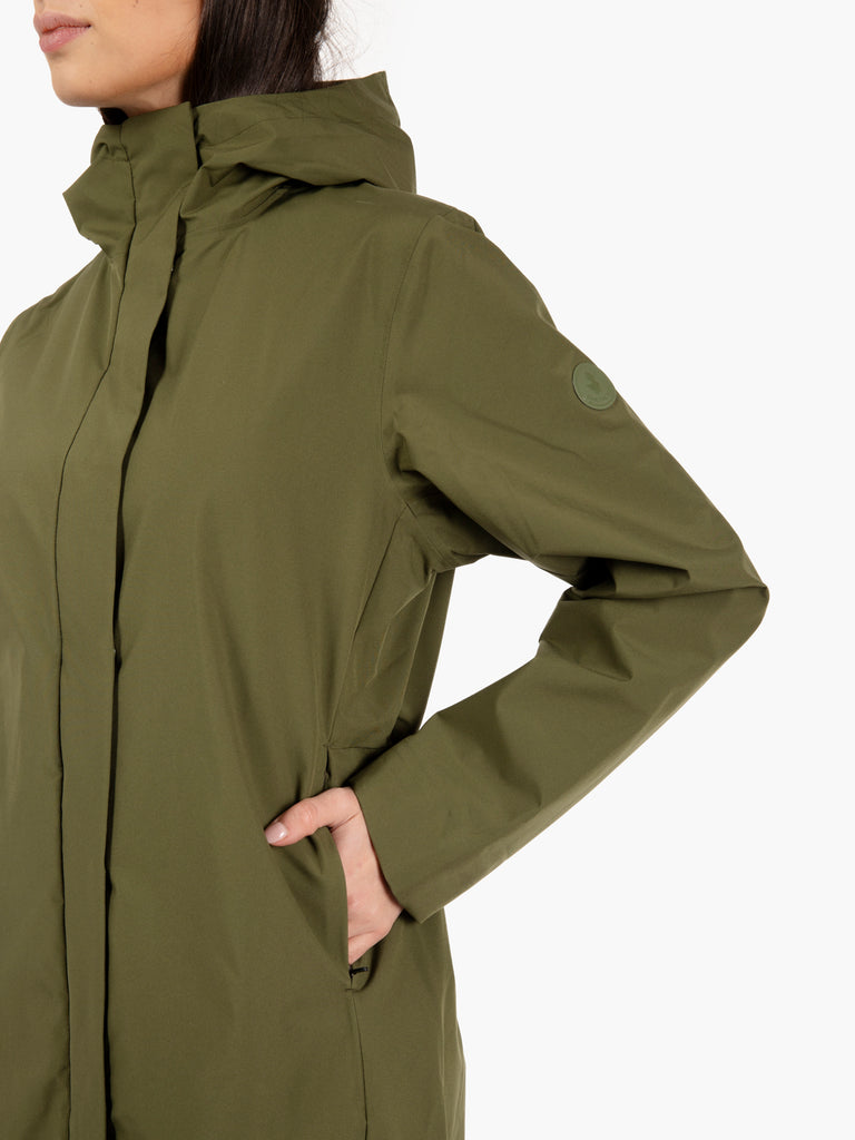 SAVE THE DUCK - Maya hooded coat dusty olive