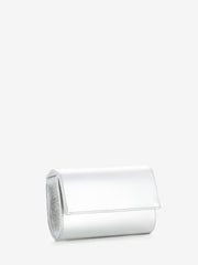 SCARLETT - Borsetta bracciale strass metal argento