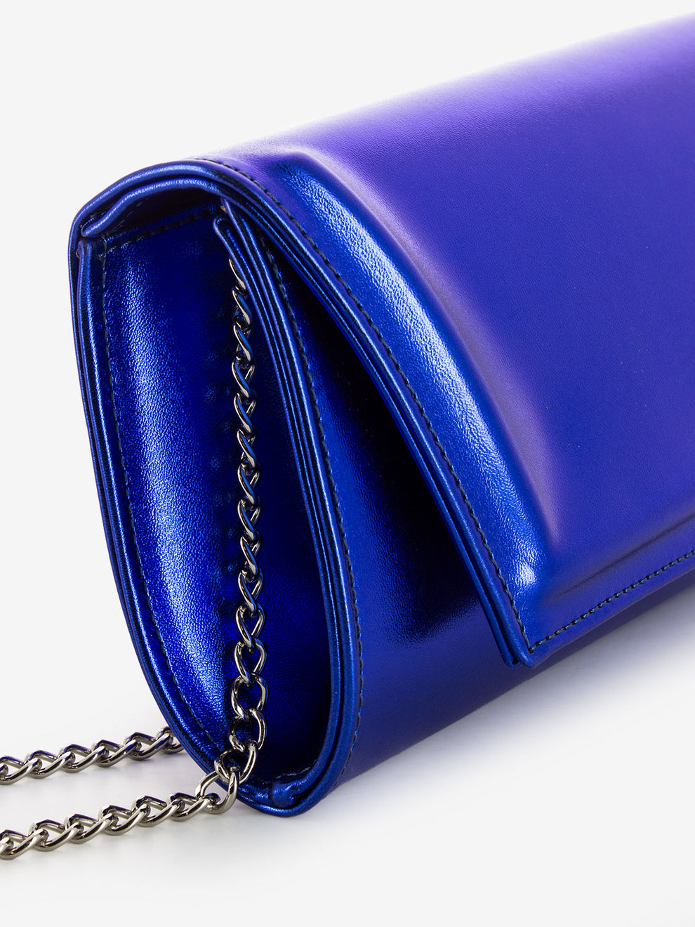 Borsetta bracciale strass metal bluette