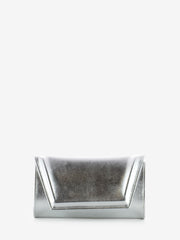 SCARLETT - Borsetta bracciale strass metal silver