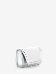 SCARLETT - Borsetta bracciale strass metal silver