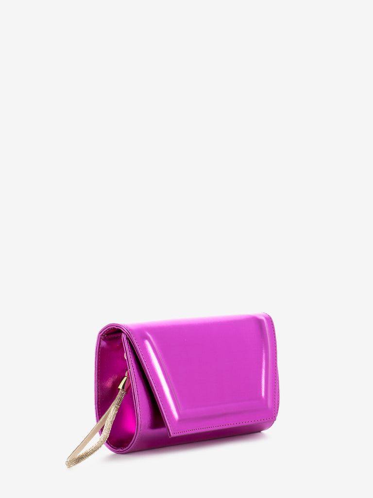 SCARLETT - Pochette bracciale strass fuxia