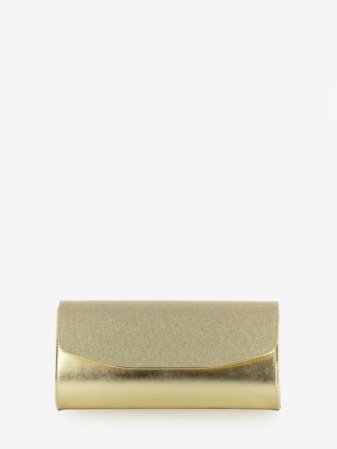 Pochette elegante strass platino