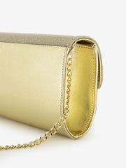 SCARLETT - Pochette elegante strass platino