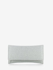 SCARLETT - Pochette in mesh glitter silver