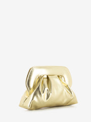 SCARLETT - Pochette metallizzata con tracolla platino