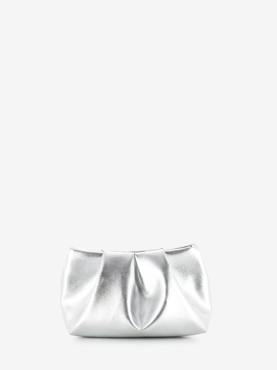 Silver metal clutch