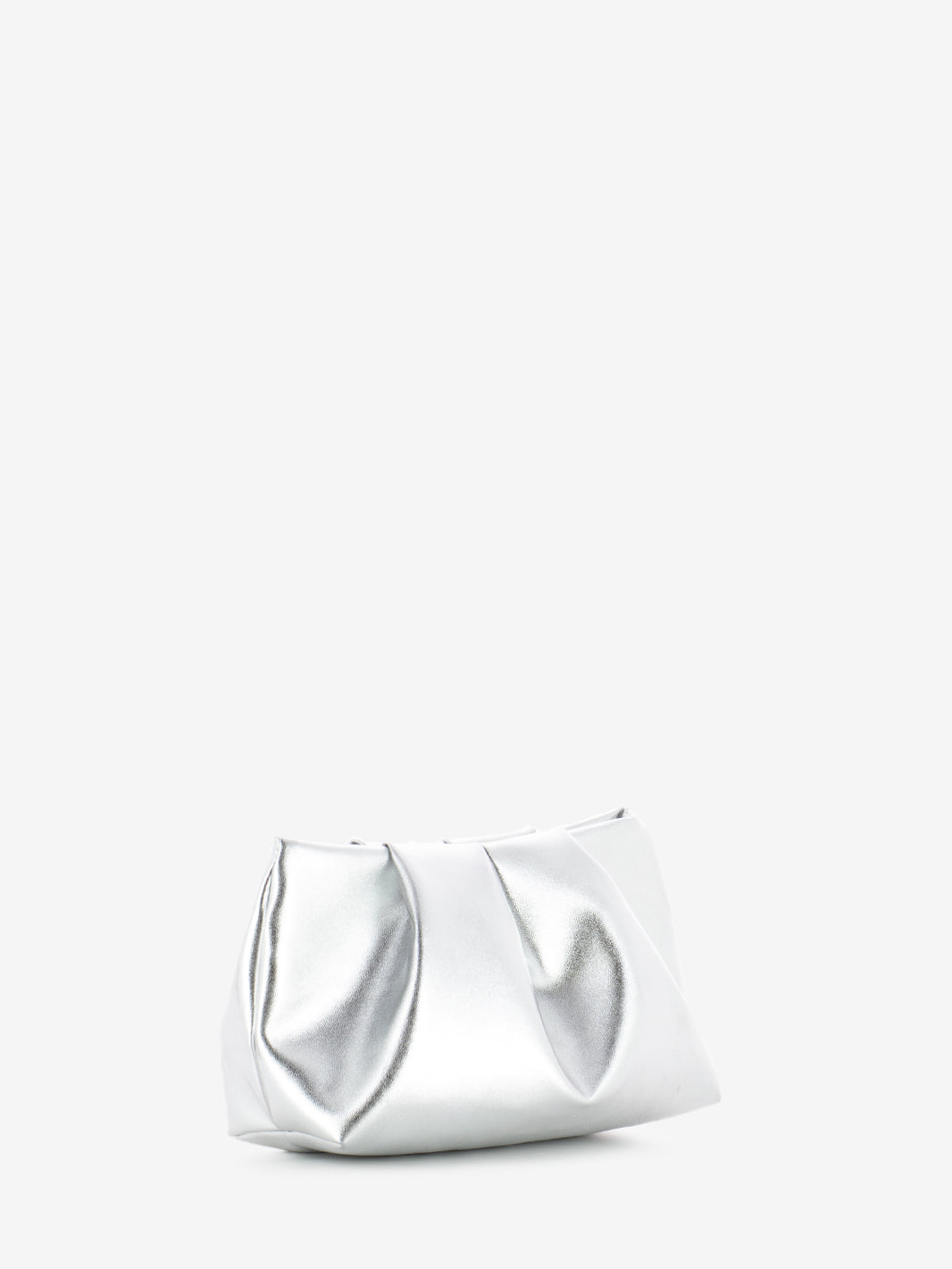 Silver metal clutch
