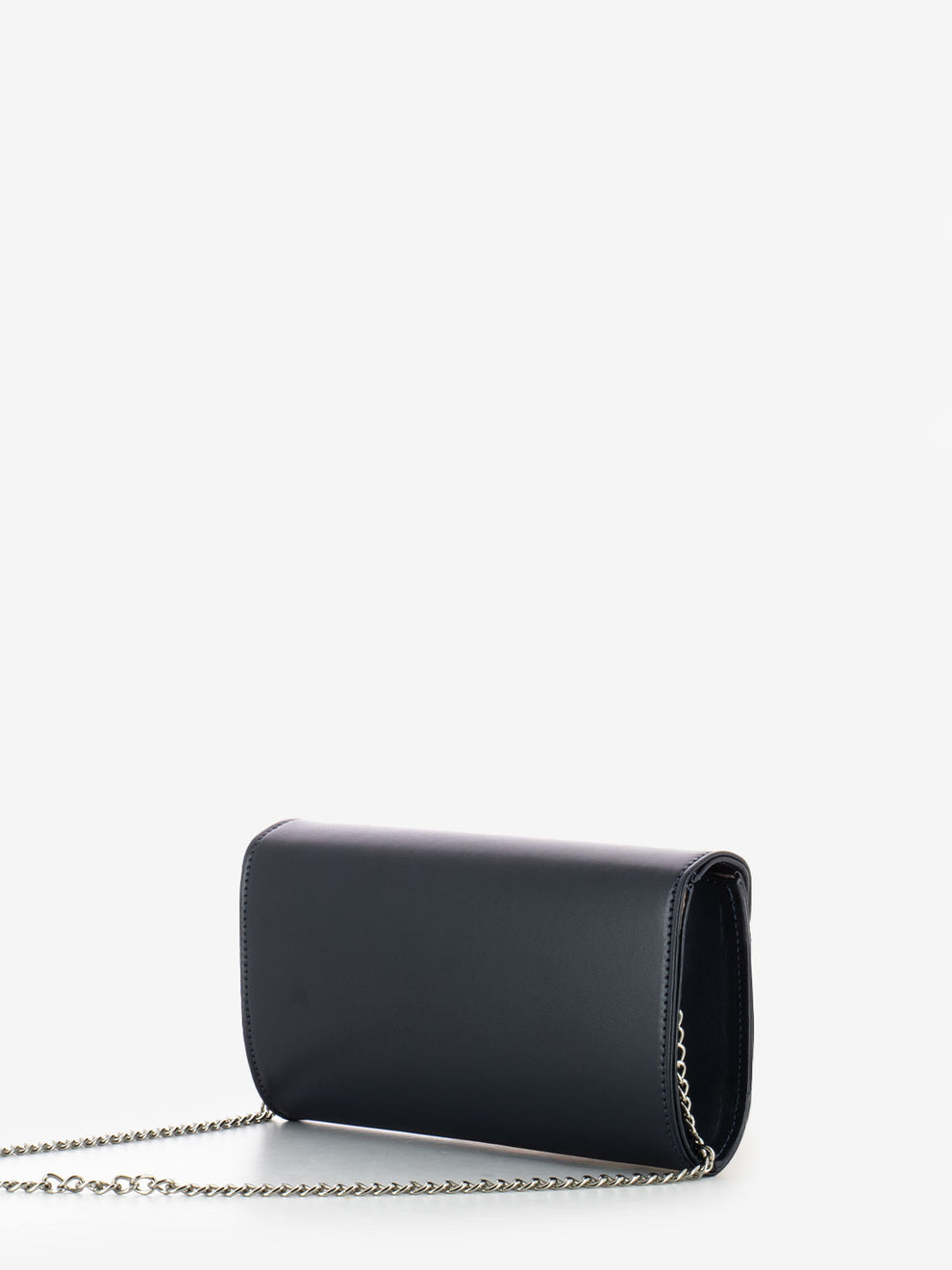 Pochette soft con fiocco strass blu