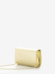 SCARLETT - Pochette soft con fiocco strass platino