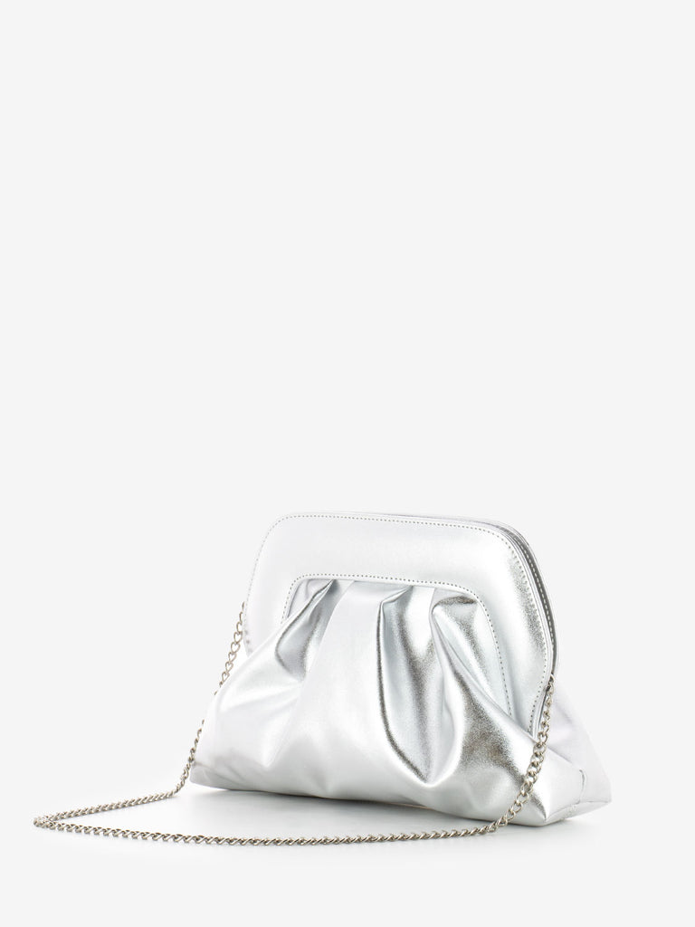 SCARLETT - Pochette soft metal argento