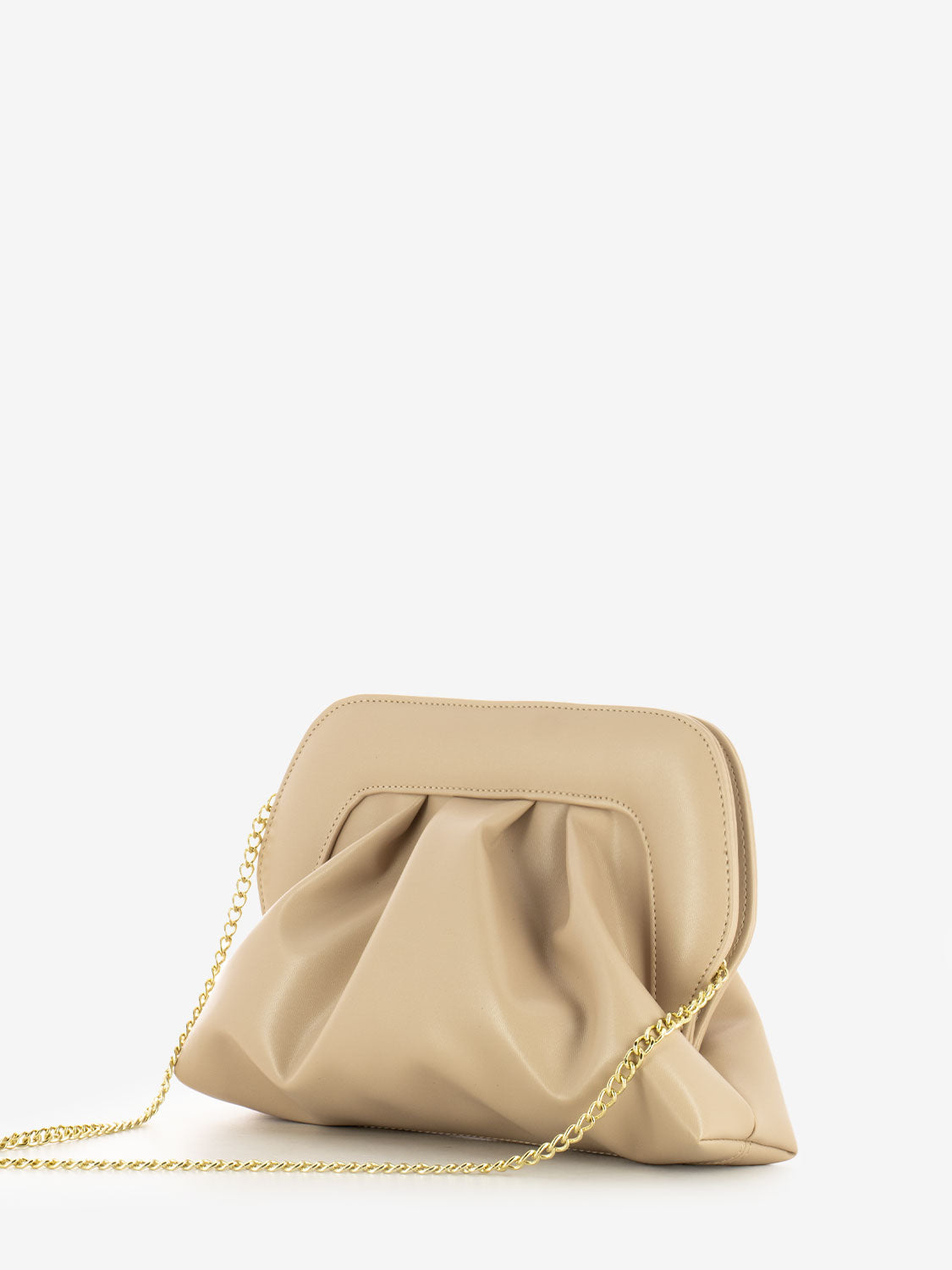 Soft nude clutch