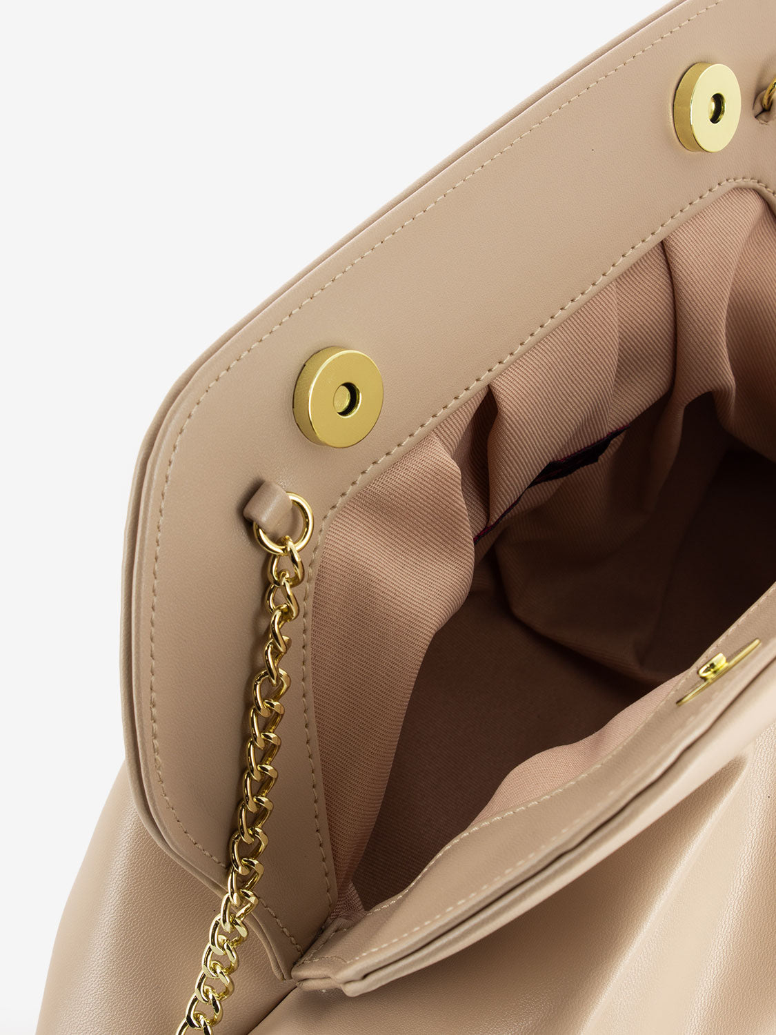 Soft nude clutch