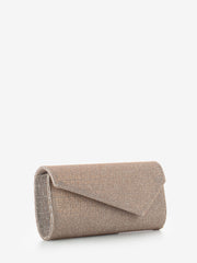 SCARLETT - Pochette tessuto night glitter cipria
