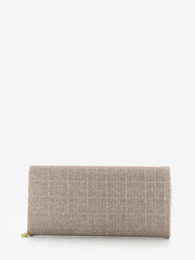 SCARLETT - Pochette tessuto night glitter cipria