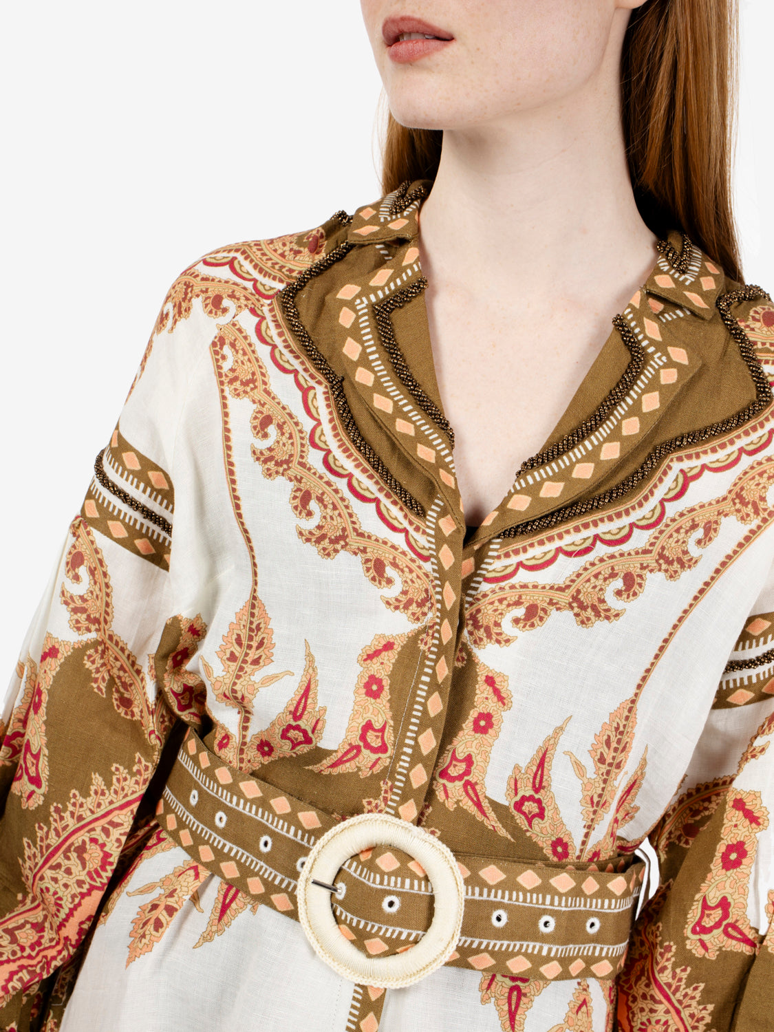 Abito corto Florista olive green