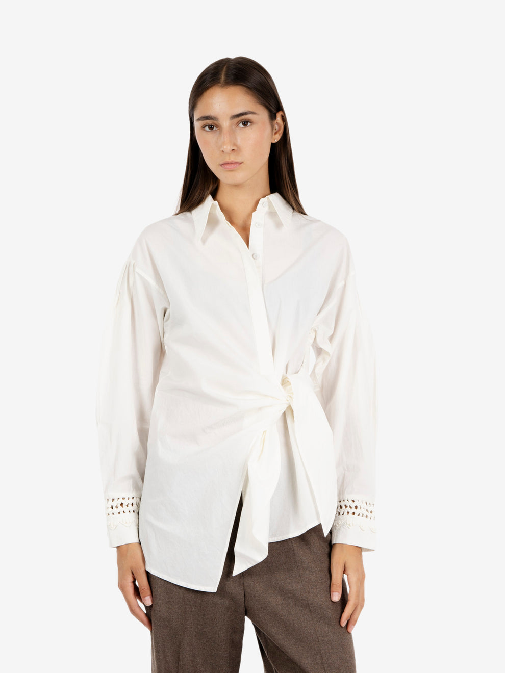 Crispy white Asta shirt