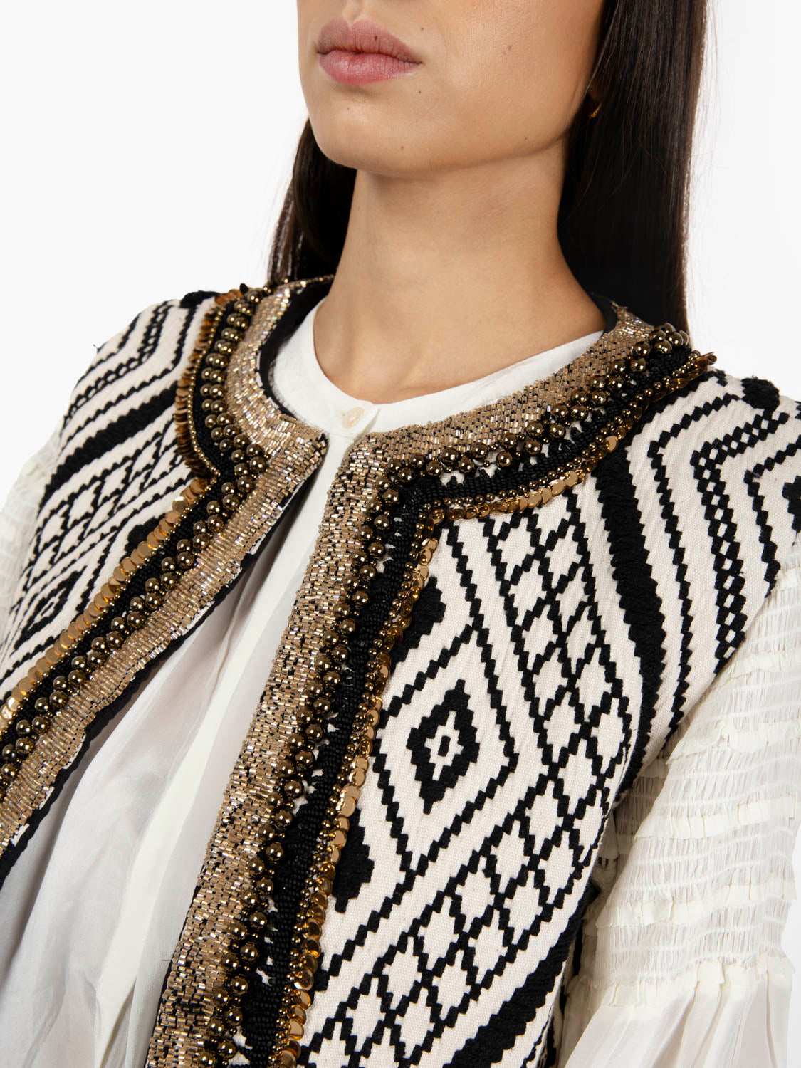 VANILLA/ONYX BLACK VEST RIVERSTONE_VAN/BLK