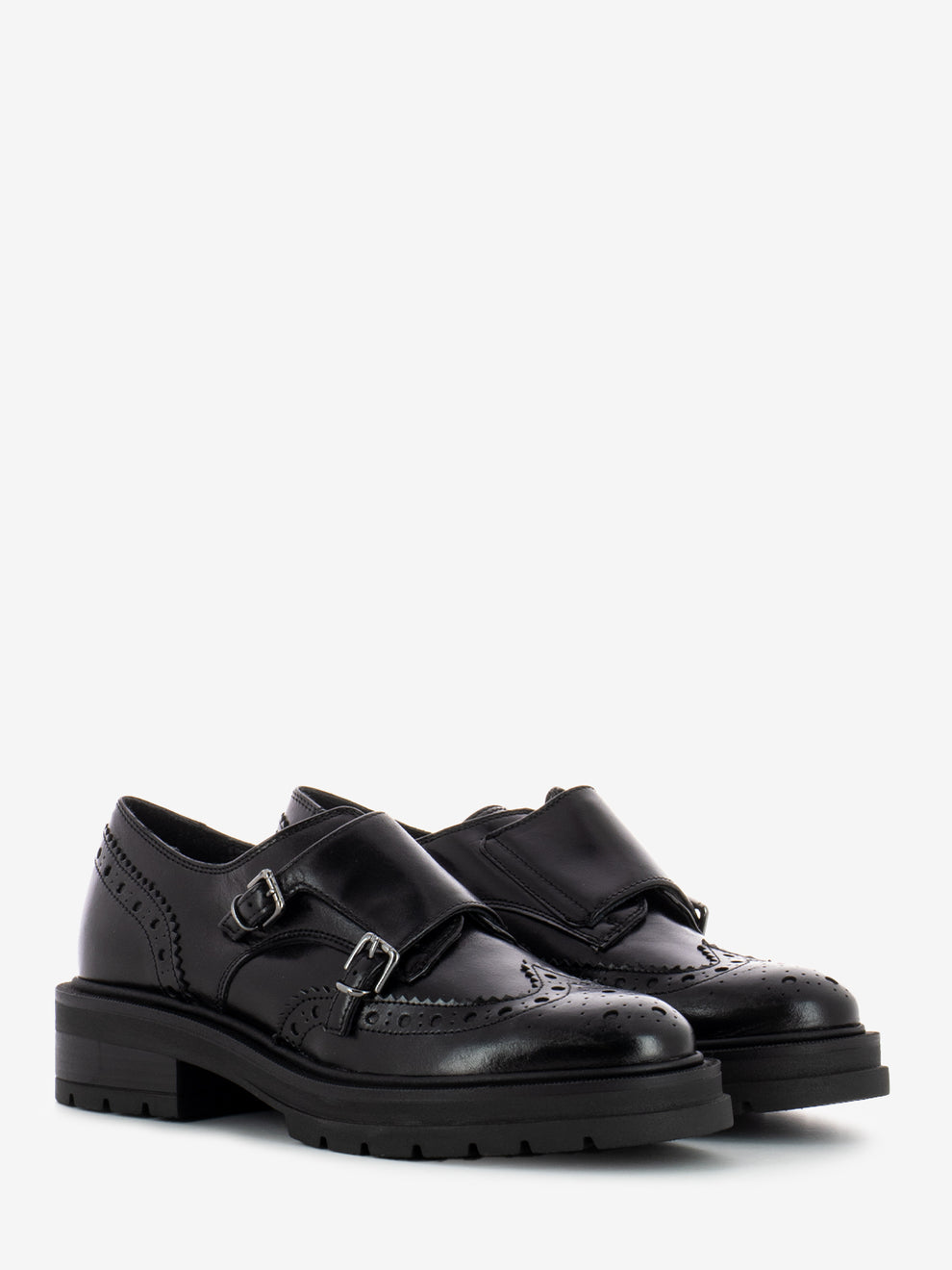 Patty double Maya black shoes