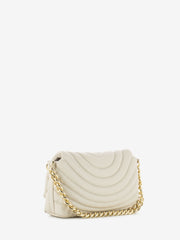 SCERVINO - Borsa Flap Pamela cream