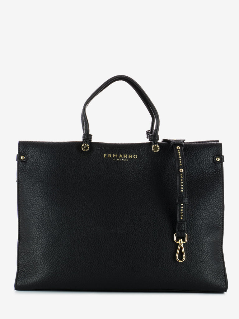 SCERVINO - Large Double Handle Petra Black