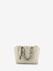 SCERVINO - Small Double Handle Polly ivory