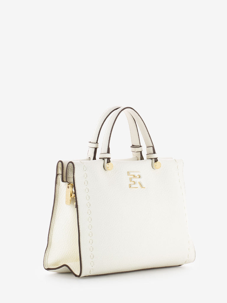 SCERVINO - Tote bag small Petra ivory