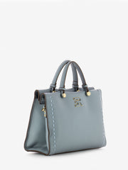 SCERVINO - Tote bag small Petra light blue