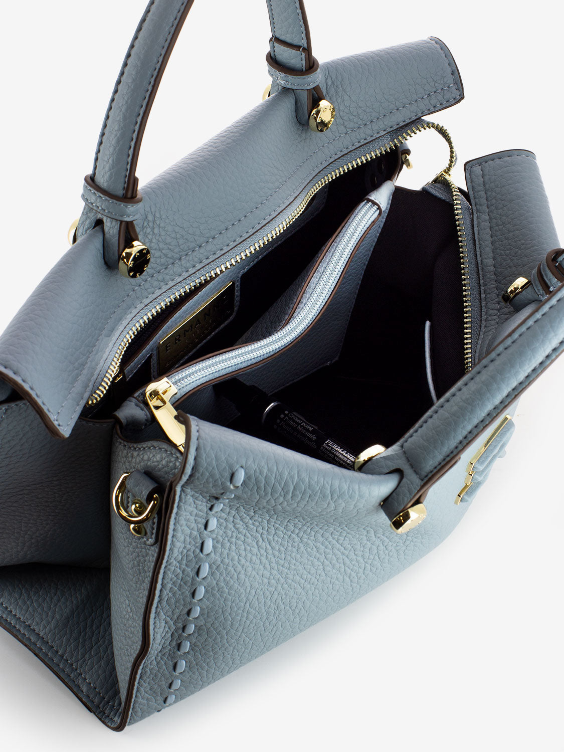 Petra light blue small tote bag