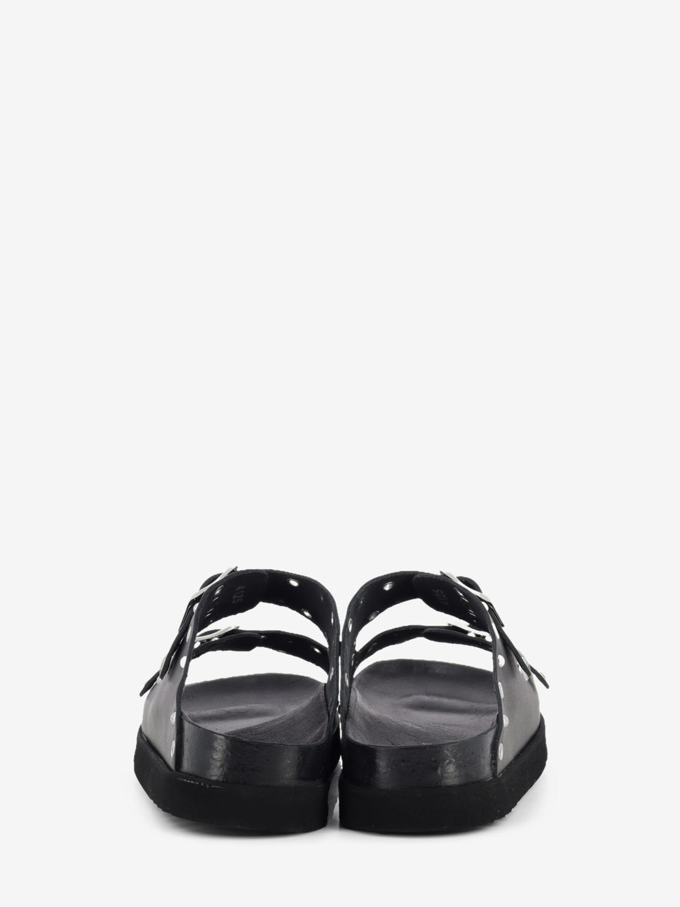 Beatriz black studded slipper
