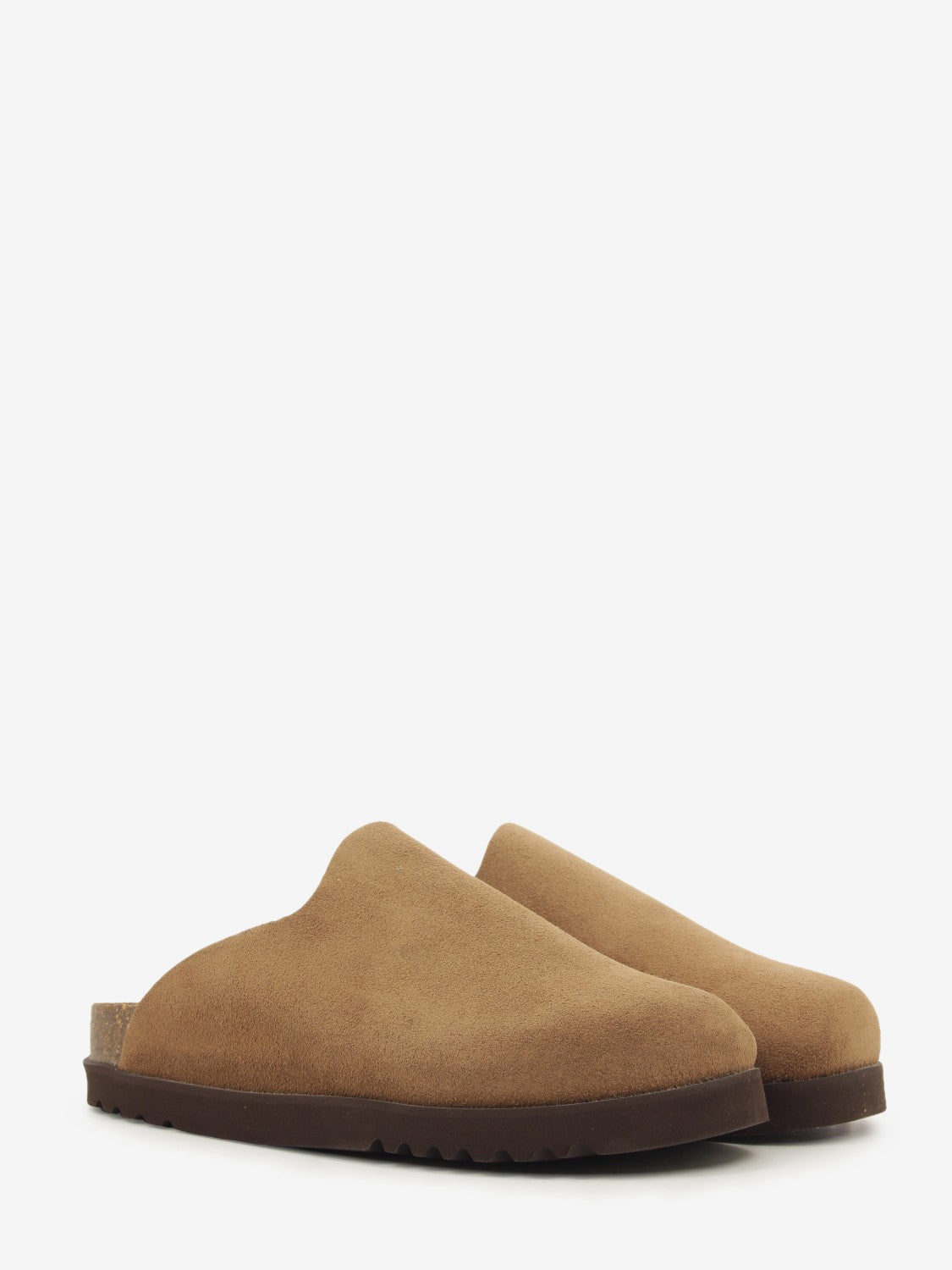 ERIC CLOG PLAIN SUEDE TAUPE F015631062