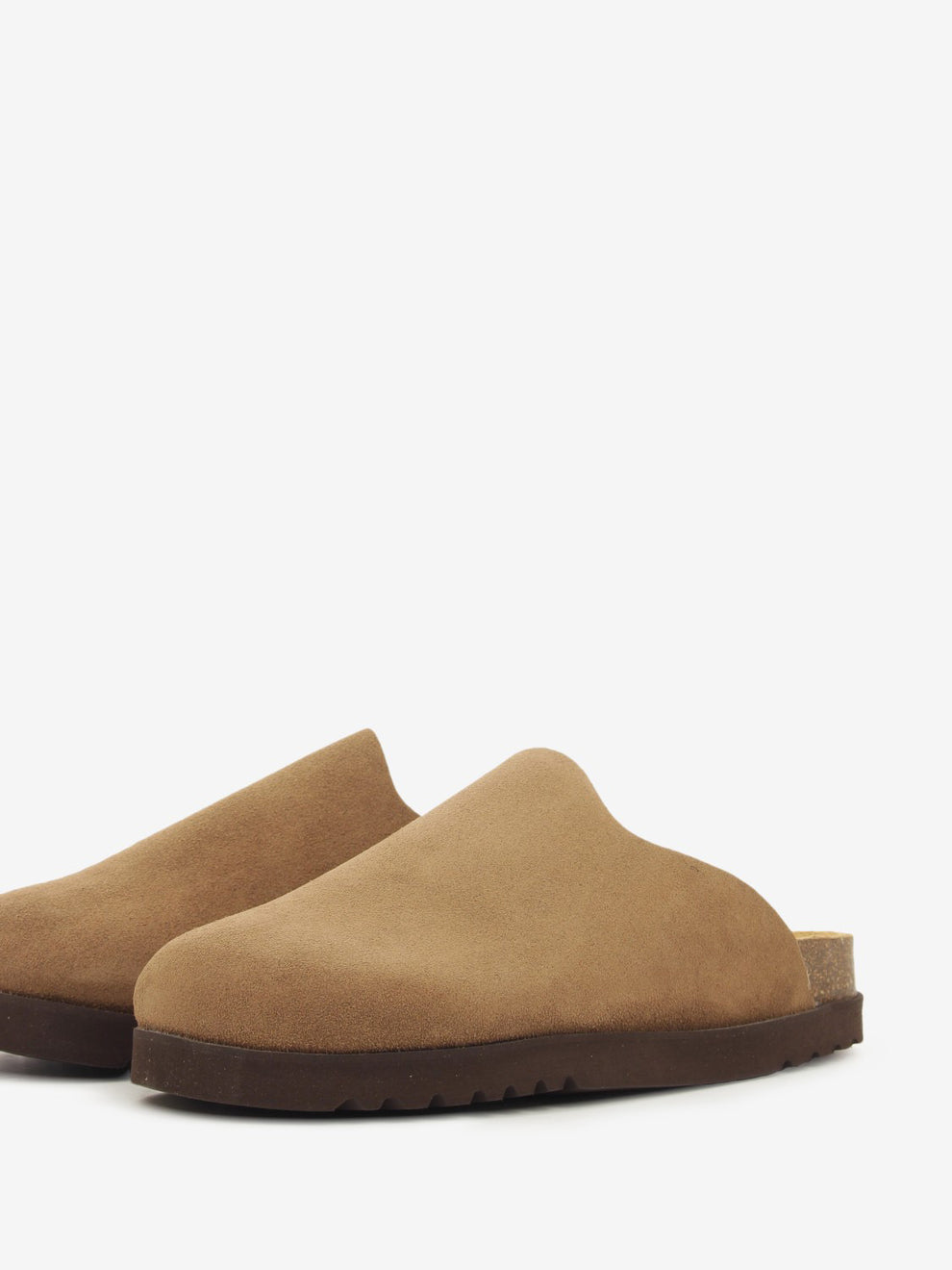ERIC CLOG PLAIN SUEDE TAUPE F015631062