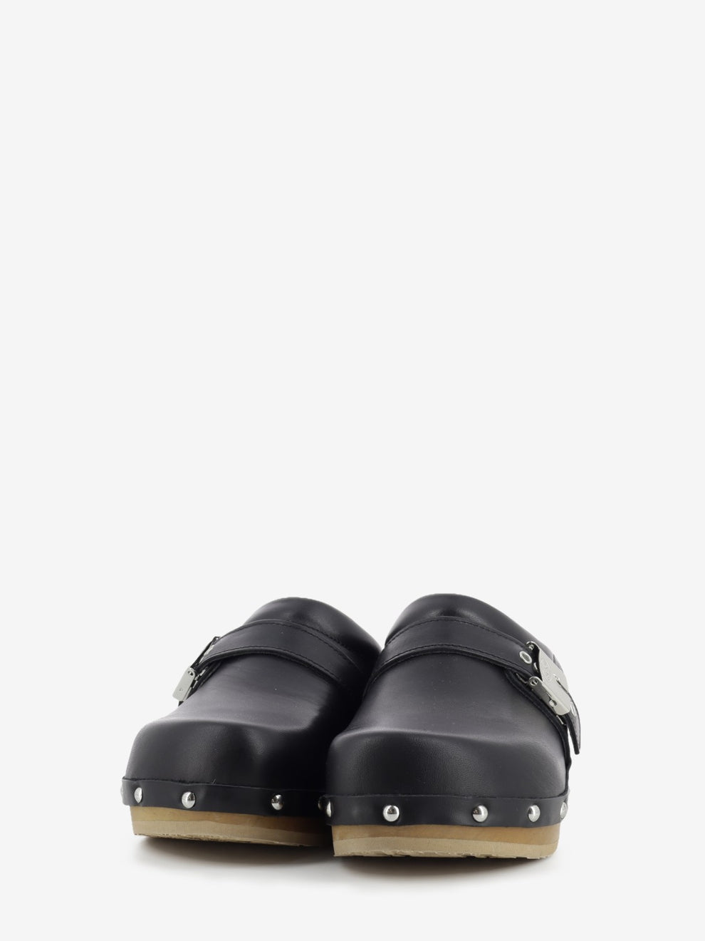 Pescura Clog 50 black leather clog
