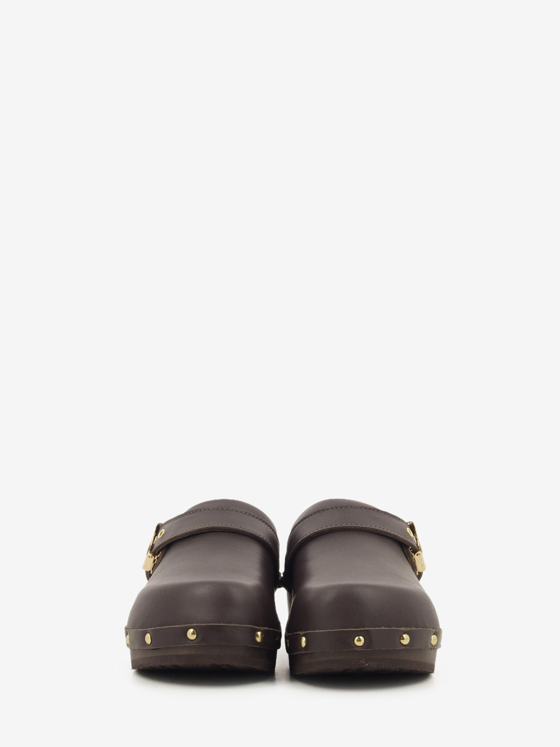 PESCURA SUEDE CLOG DK BROWN F015501019