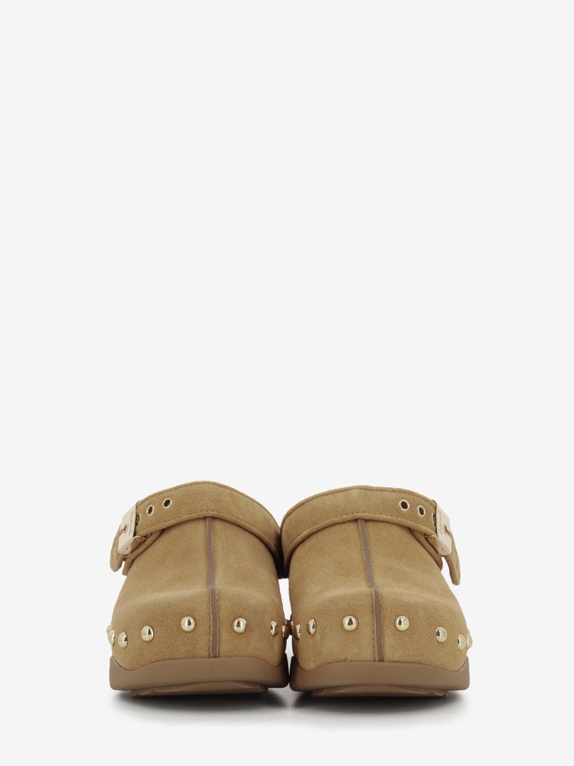 Zoccolo Pescura Phoebe suede cognac
