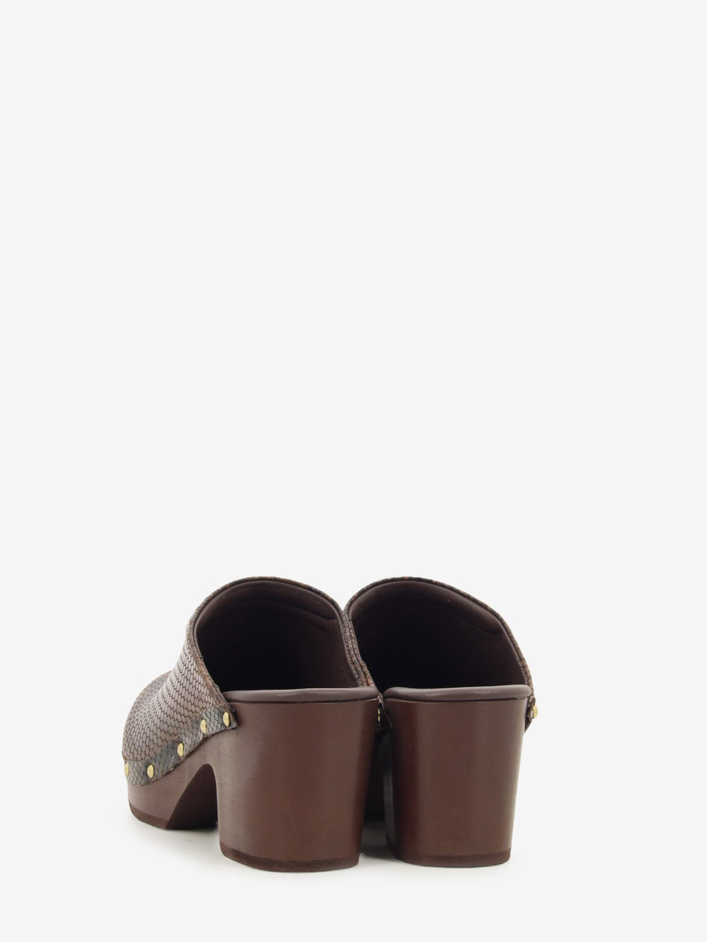 PESCURA ROBIN 70 CLOGS PYTHON DK BROWN F015541019