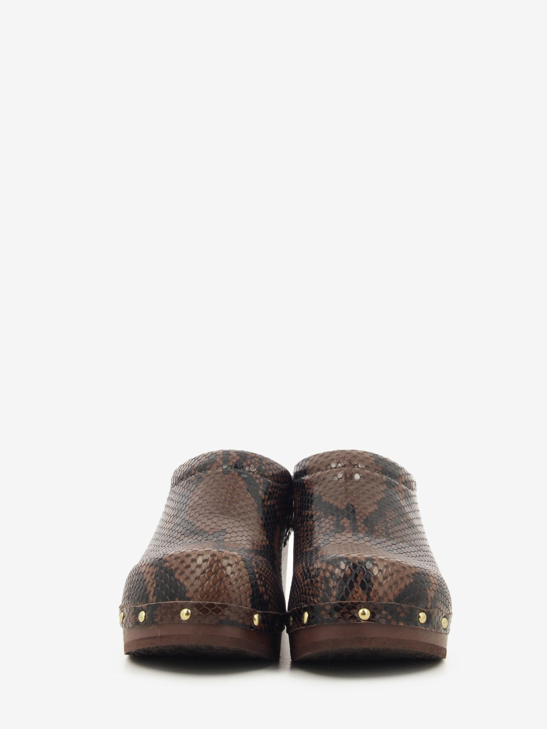 PESCURA ROBIN 70 CLOGS PYTHON DK BROWN F015541019