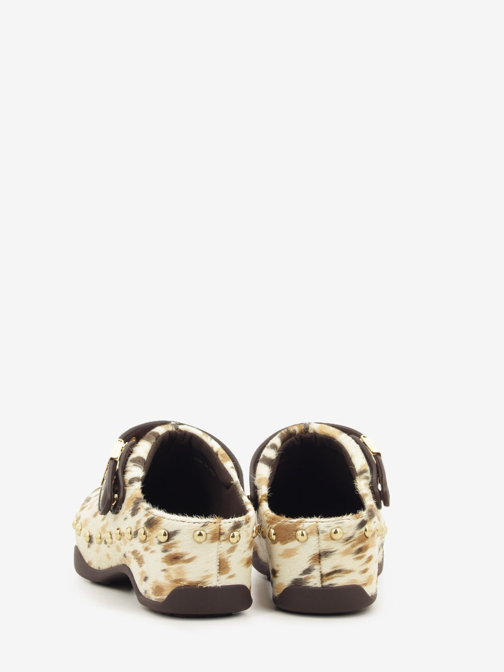 PHOEBE ANIMAL PRINT BROWN CLOG F015652377